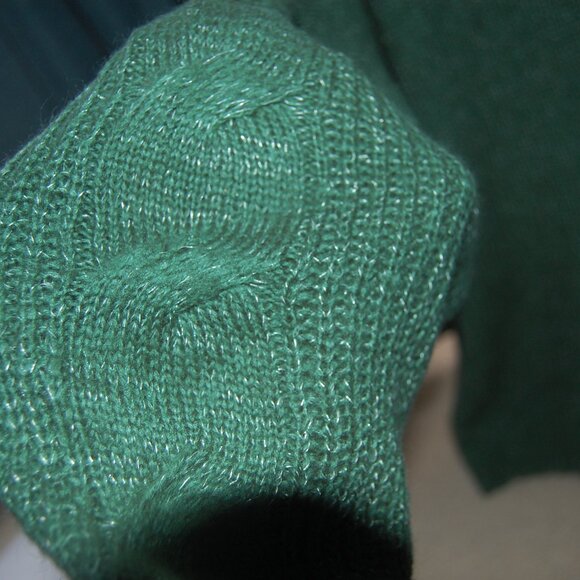 NEW-WOMEN LAUREN CONRAD GREEN SWEATER SIZE EX-LARGE - Picture 4 of 7